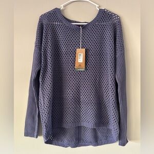 Prana Parker Sweater Pullover Organic Cotton Size Medium
